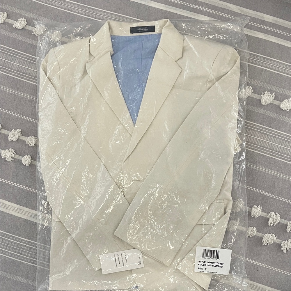 Nautica Kids Matching Set - Cream and Blue